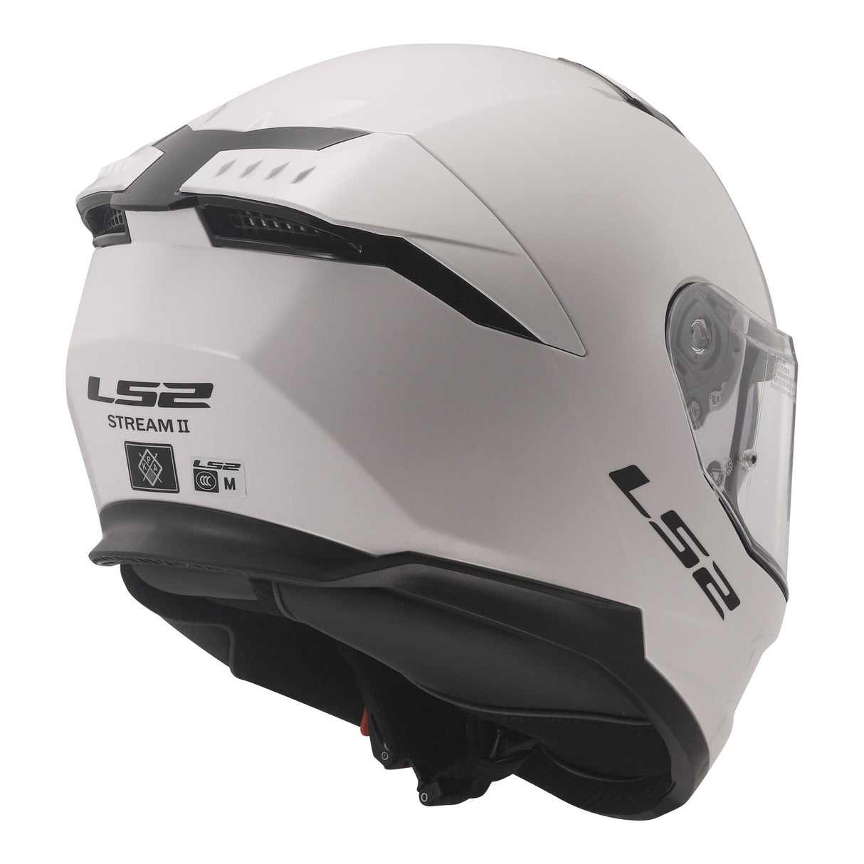 LS2 FF808 Stream II Helmets - White 06