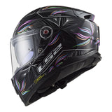 LS2 FF811 Vector II Tropical Helmet - Black / White