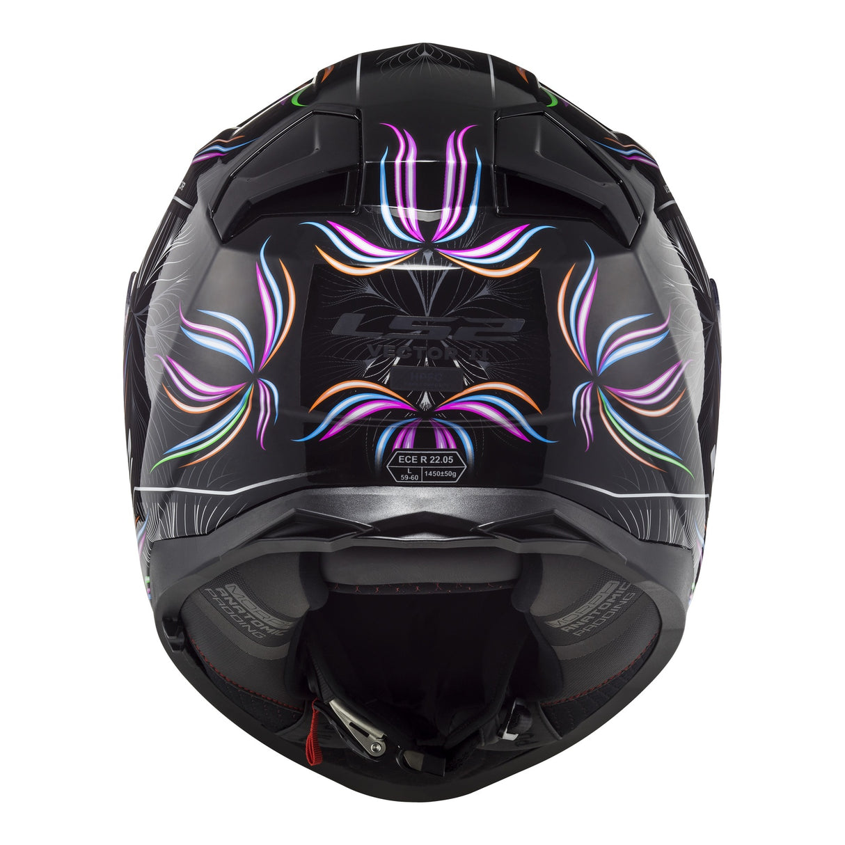 LS2 FF811 Vector II Tropical Helmet - Black / White