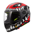 LS2 FF812 Kid Helmet Punk - Grey / Red
