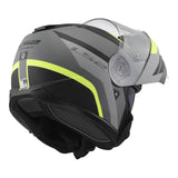 LS2 FF908 Strobe II Monza Flip Front Helmets - Matte Black / Hi-Vis Yellow 06