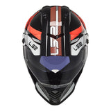 LS2 MX436 Pioneer Evo Adventurer Helmet - Black / White