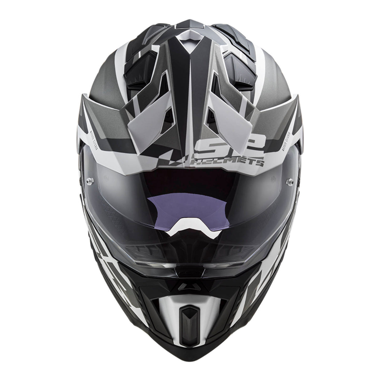 LS2 MX701 Explorer Alter Helmet HPFC - Matte Black / White 06