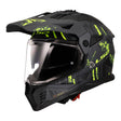LS2 MX702 Pioneer II Crazy - Matte Black / Grey / Hi-Vis Yellow