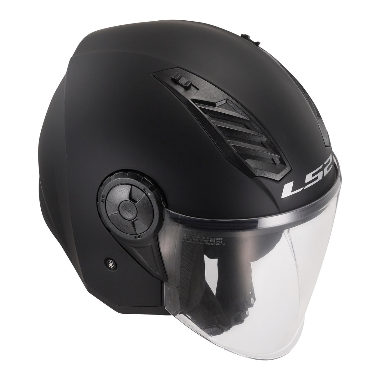 LS2 OF616 Airflow II Helmets - Matte Black 06