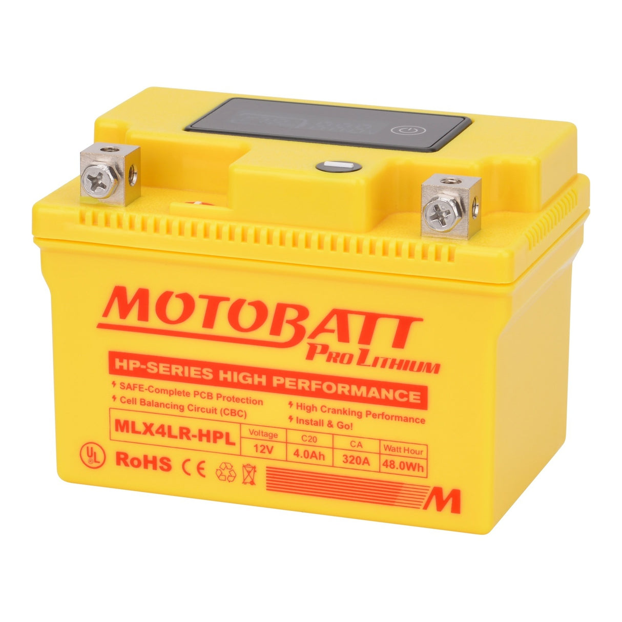 Motobatt Pro Lithium Battery MLX4LR-HPL *10 for Yam