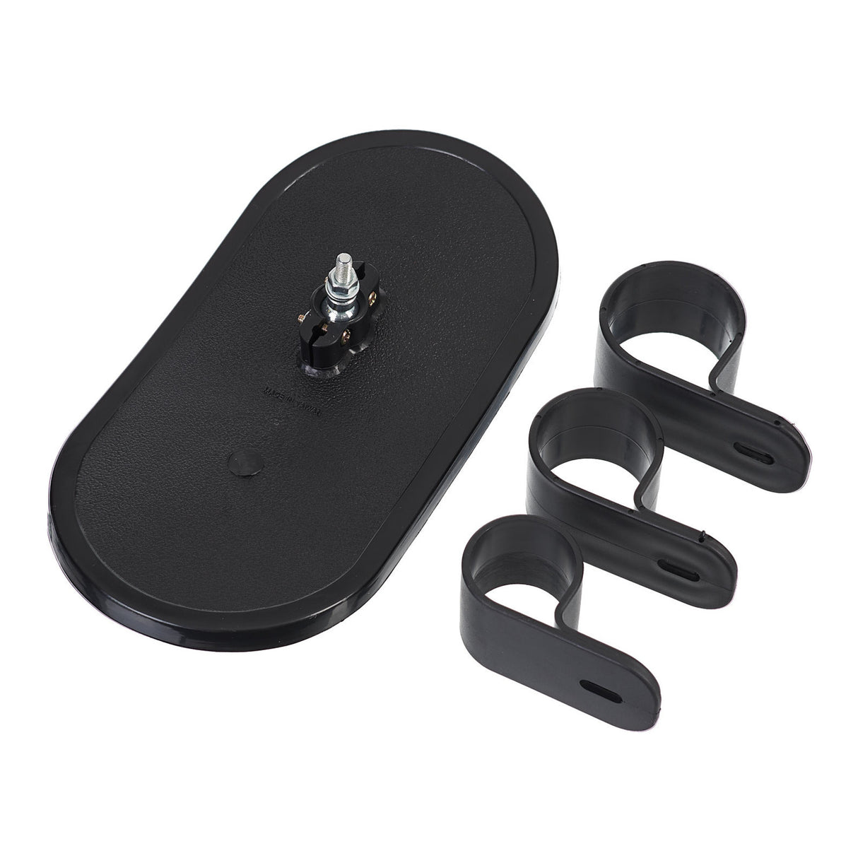 Whites Mirror - Universal UTV Black 125x250mm