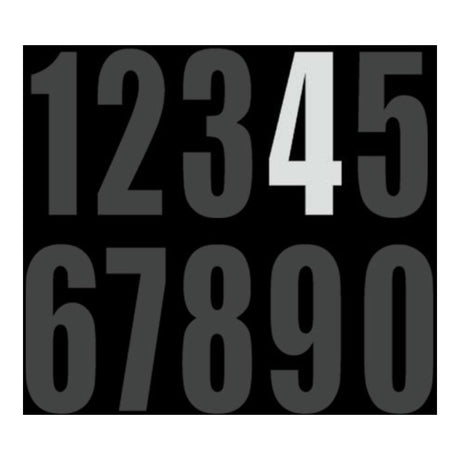 DRC Motion Standard Number MX3 White 4