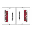 DRC Motion Front Fork Outer Decals - Showa (Clear / Red / Black)