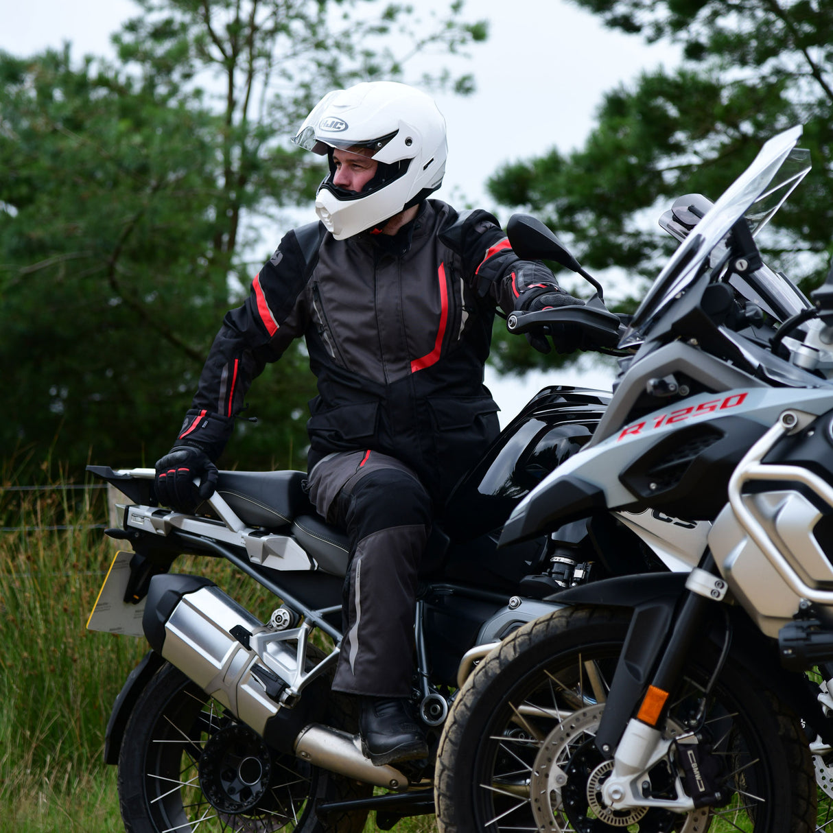 Oxford Montreal 4.0 Dry2Dry Pant - Black / Grey / Red (Regular)