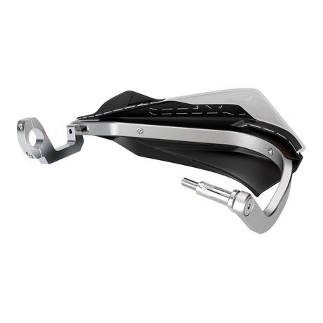Polisport Trail Blazer Handguard with Metal Bar - Black / White