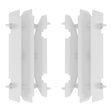 Polisport Radiator Louvers Suzuki RM125 / RM250 / DRZ400 - White