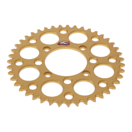 Renthal Sprocket Rear Gold 43T Alloy 7075 T6 Grooved