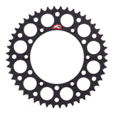 Renthal Sprocket Rear Black 48T Alloy 7075 T6 Grooved