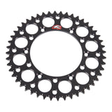 Renthal Sprocket Rear Black 48T Alloy 7075 T6 Grooved