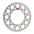 Renthal Sprocket Rear Silver 51T Alloy 7075 T6 Grooved Yamaha
