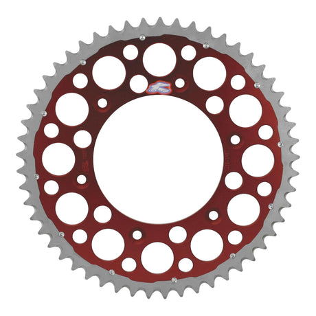 Renthal Sprocket Twinring Red 50T Bi-metal Grooved