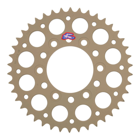 Renthal Sprocket Rear Silver 42T Alloy 7075 T6 Grooved Kawasaki