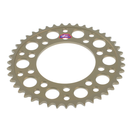 Renthal Rear Sprocket T6 Grooved 7075 Alloy - Silver [Honda]