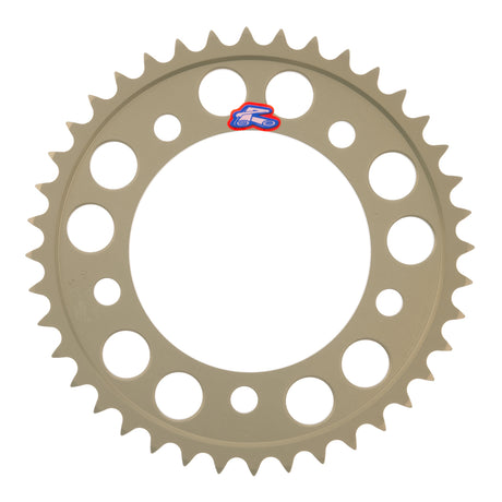 Renthal Rear Sprocket T6 Grooved 7075 Alloy - Silver [Honda]