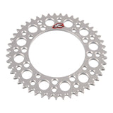 Renthal Sprocket Rear Silver 47T Alloy 7075 T6 Grooved