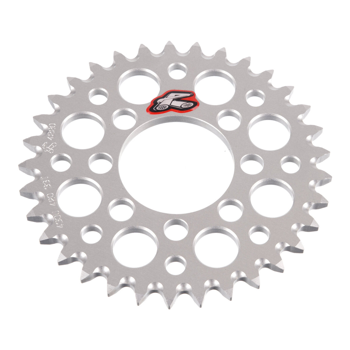 Renthal Sprocket Rear Silver 33T Alloy 7075 T6 Grooved