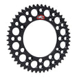 Renthal Rear Sprocket - Black 50T Alloy 7075-T6 Grooved