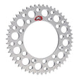 Renthal Rear Sprocket - Silver 51T Alloy 7075-T6 Grooved