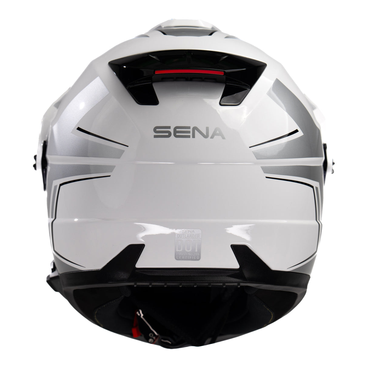 Sena Outlander Smart ADV Dual-Sport Helmet - Gloss White