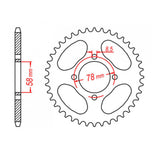 Sprocket Kit Suzuki GN125 - 428H 14/52
