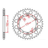 Sprocket Kit Yamaha YZ250 - 520EXW 14/50