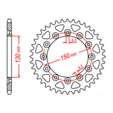 Sprocket Kit Honda CB250 Hornet - 520H 14/45