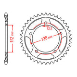 Sprocket Kit Honda CBR1100XX Blackbird - GB530XRE (Economy) 17/44