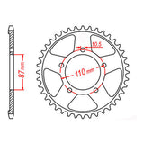 Sprocket Kit Suzuki RF600 - 530XRE 14/42