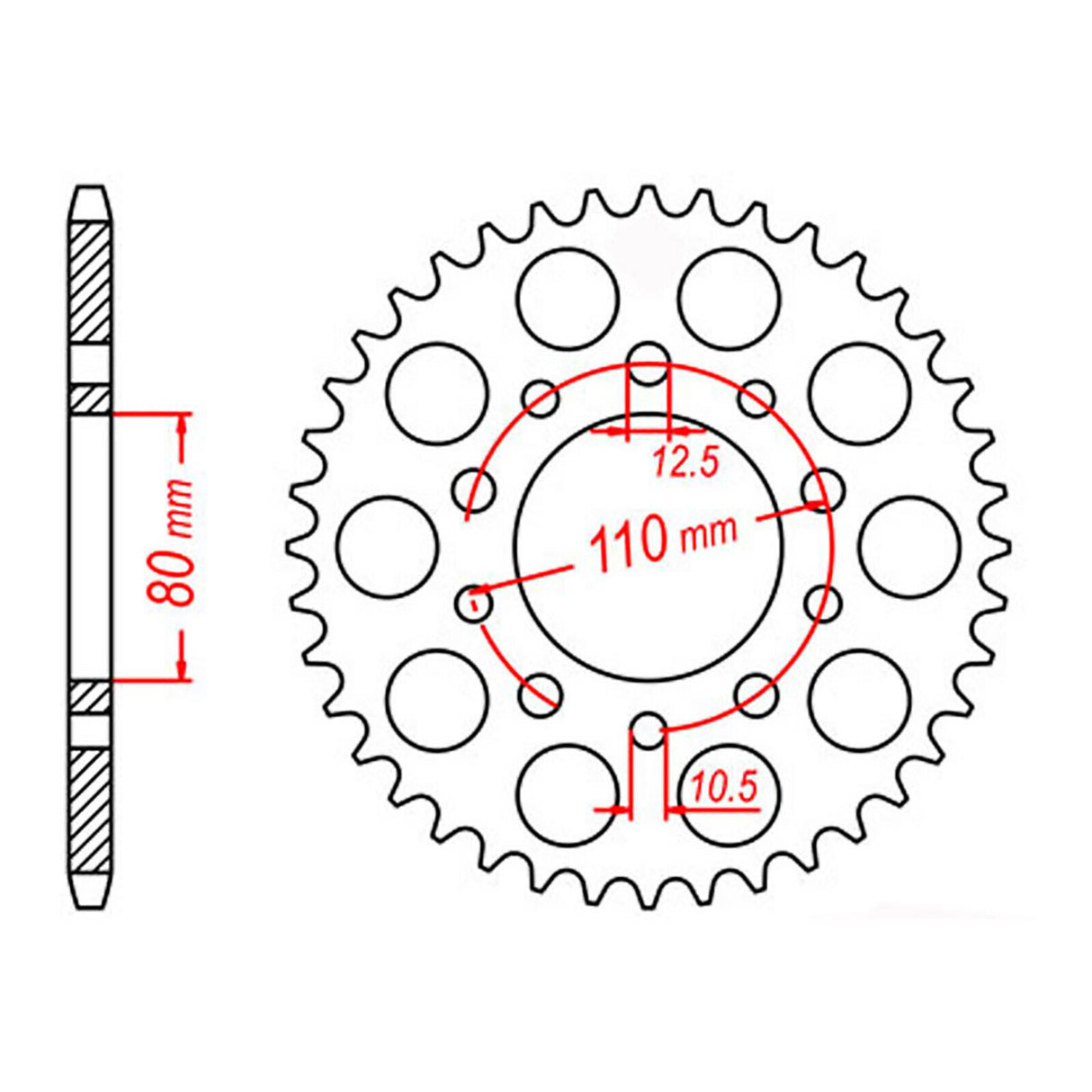 Sprocket Kit Triumph Trophy 900 - 530XRE 17/44