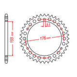 Sprocket Kit Triumph Speed Triple '99-'01 / Daytona T995 '99-'01 - 530XSO