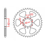 Sprocket Kit Yamaha SR250 - 520SO 16/45