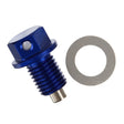 Whites Magnetic Sump Plug M12 x 15 x 1.5 - Blue