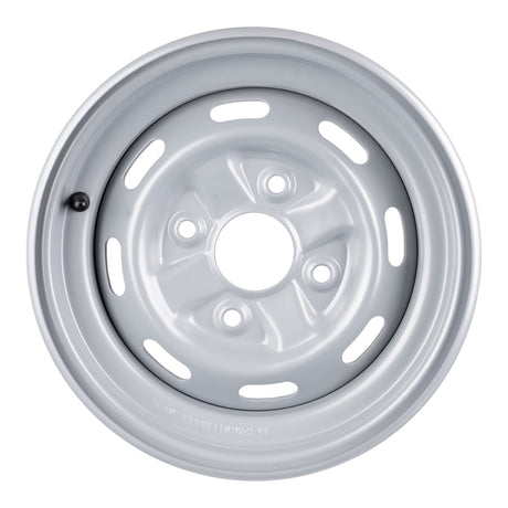 Whites ATV/UTV Steel Rim 12x6 Honda Front 4/110 +25 - Silver