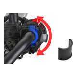 Zeta Rotating Bar Clamp Clutch - Ti-color