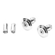 Zeta Bar End Plug 35mm 2pcs - Silver