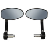 Revolution Clamp On Mirrors Stealth - CNC Pair