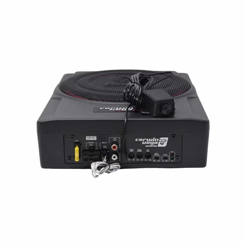 CERWIN VEGA 10" UNDERSEAT ACTIVESUBWOOFER WITH PASSIVE RADIATOR 120W RMS