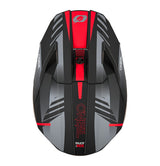 O'Neal 2026 3SRS HAZE Helmet - Black/Grey/Red