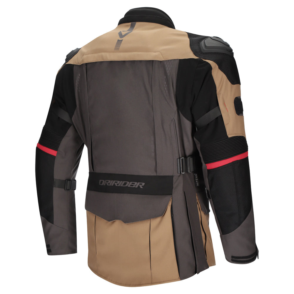 DriRider Vortex ADV 3 Jacket - DkGryBrwnBlk