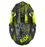 O'Neal 2026 Youth 1SRS VIBRANT Helmet - Black/Neon Yellow