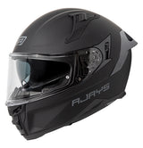 RJAYS DOMINATOR III Helmet - Solid Matt Blk | Internal Sun-Shield