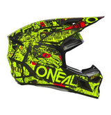 O'Neal Youth 3SRS ATTACK Helmet - Black/Neon Yellow