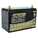 AGM BATTERY DEEP CYCLE DUAL PURPOSE 12V 130AH 1000CCA BY SSB (31X MF) ULTRA HIGH PERFORMANCE