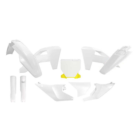 PLASTICS KIT RTECH 7 PIECE WHITE HUSQVARNA TC FC FS FX TX